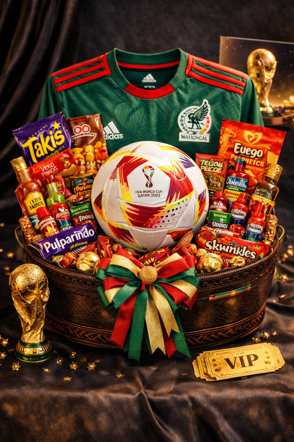 Luxury World Cup Snack Gift Basket – Soccer Party Box (Premium Edition)